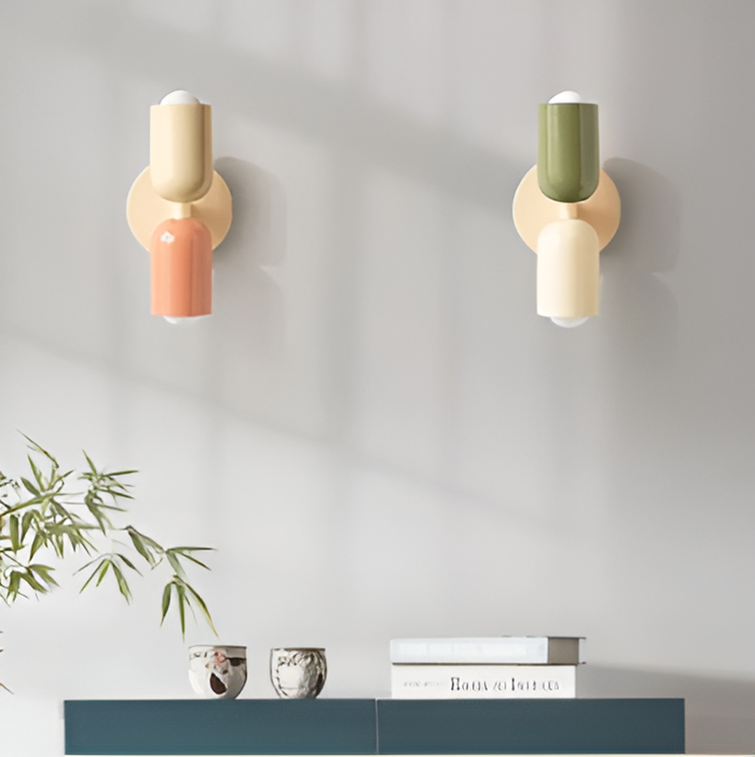 Two-Tone Metal Wall Light