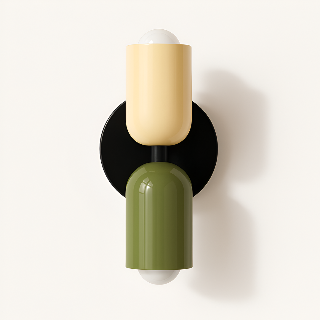 Two-Tone Metal Wall Light
