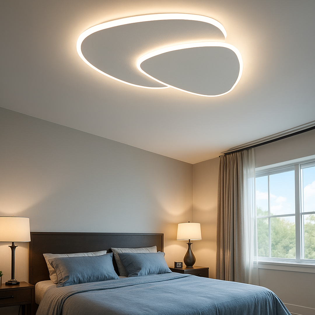 Acrylic Eclipse Flush Mount Ceiling Light