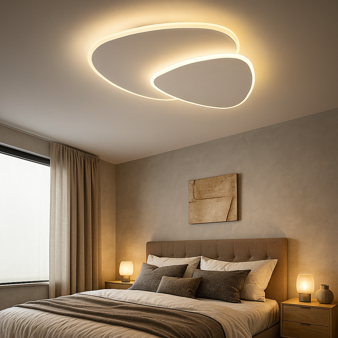 Acrylic Eclipse Flush Mount Ceiling Light