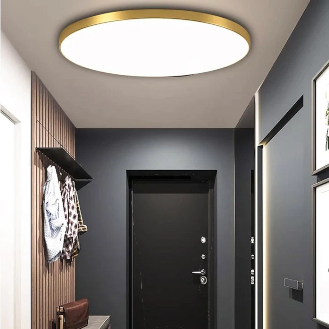 Ultra-Slim Round LED Flush Mount Ceiling Light