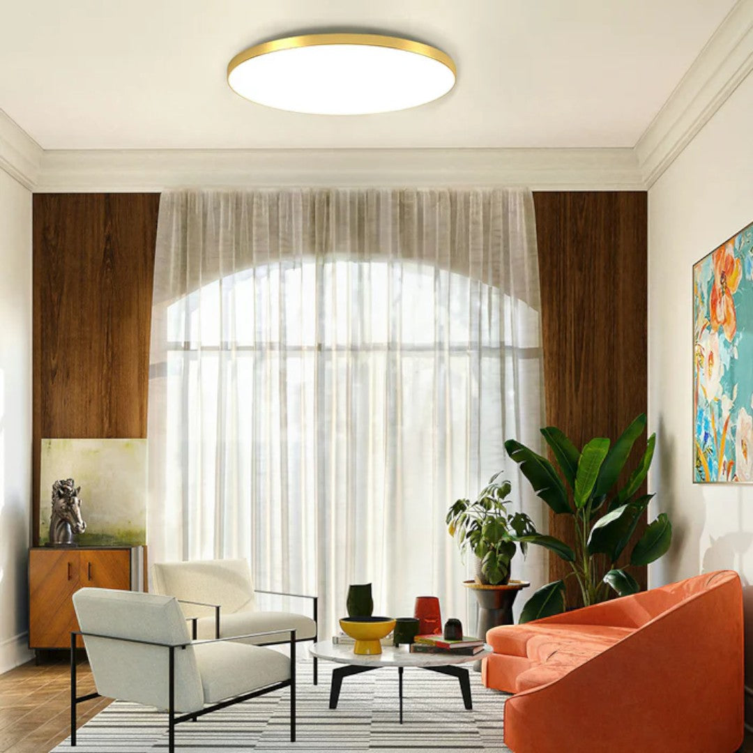 Ultra-Slim Round LED Flush Mount Ceiling Light