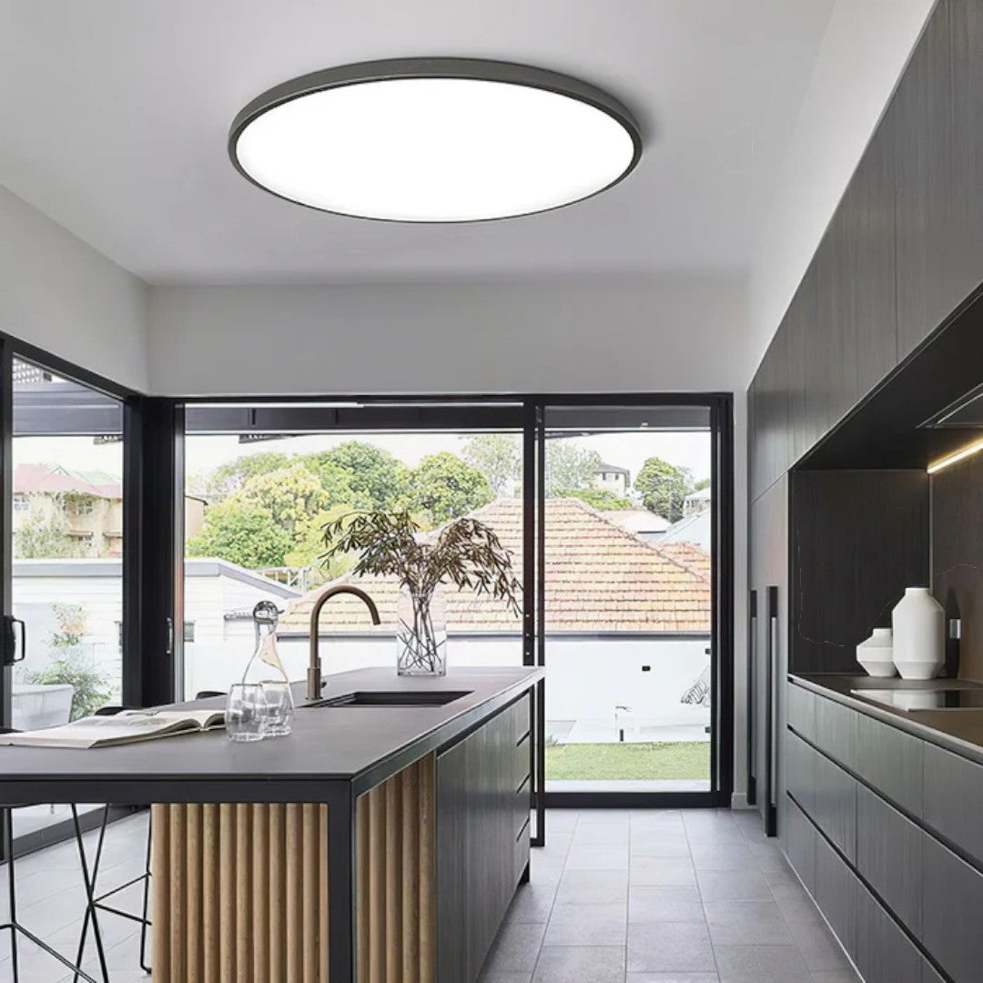 Ultra-Slim Round LED Flush Mount Ceiling Light