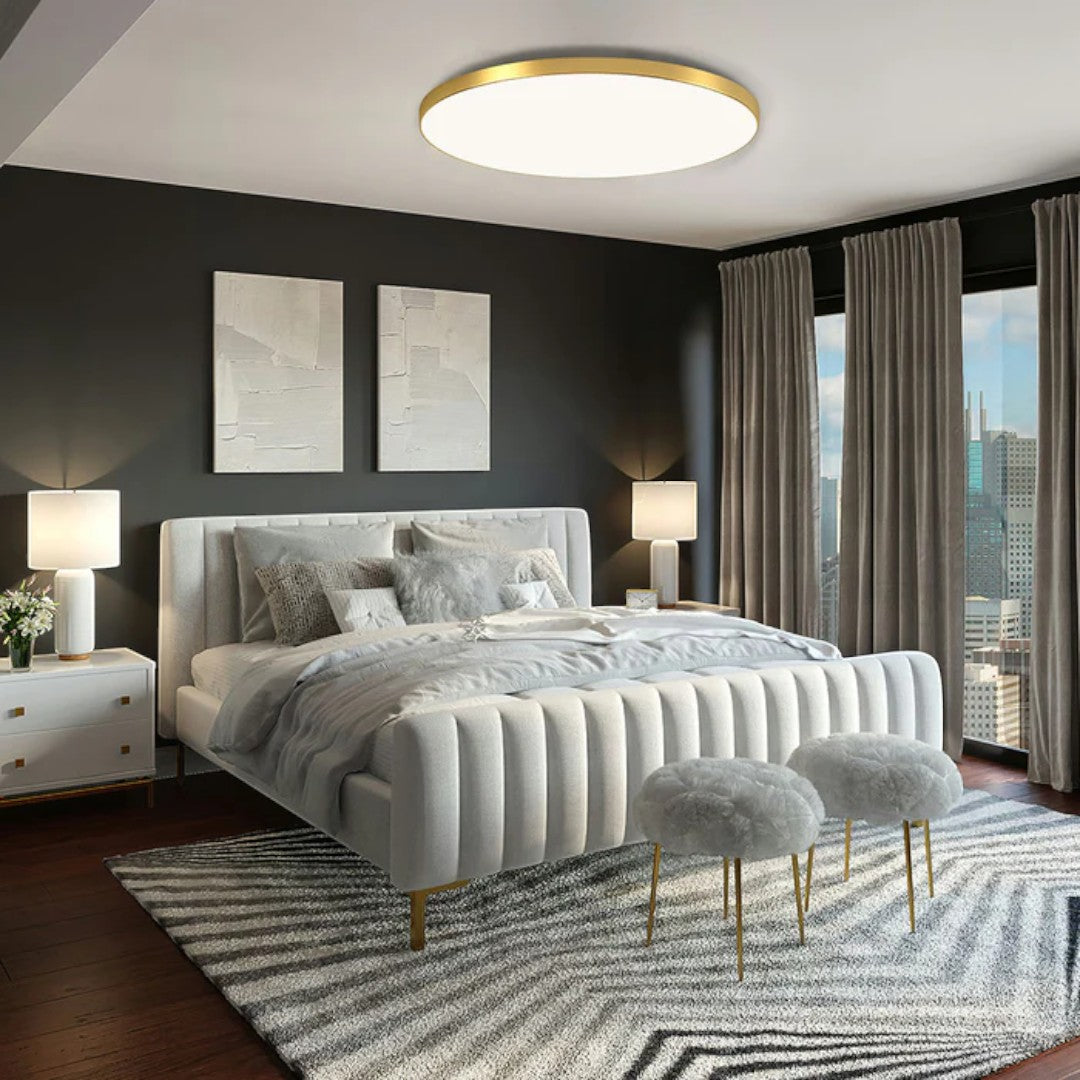 Ultra-Slim Round LED Flush Mount Ceiling Light