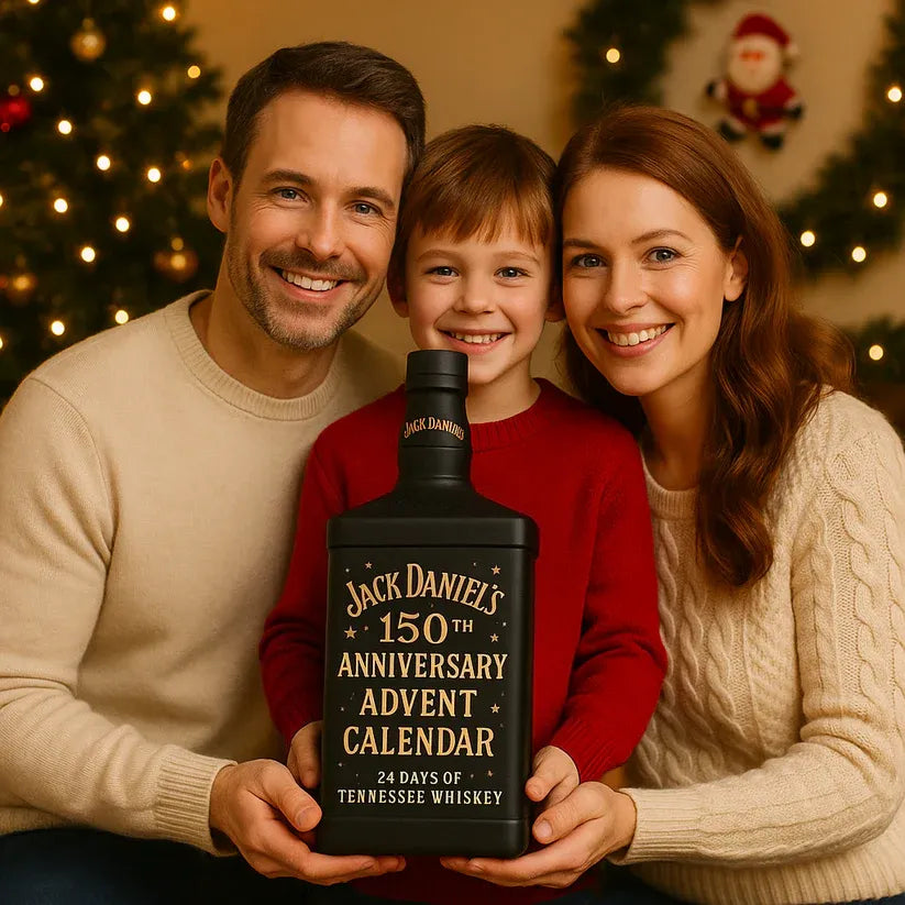 Whisky Bottle Ornament Christmas Advent Calendar - 24-Day Holiday Countdown Set, Miniature Decorative Tree Ornaments (12)