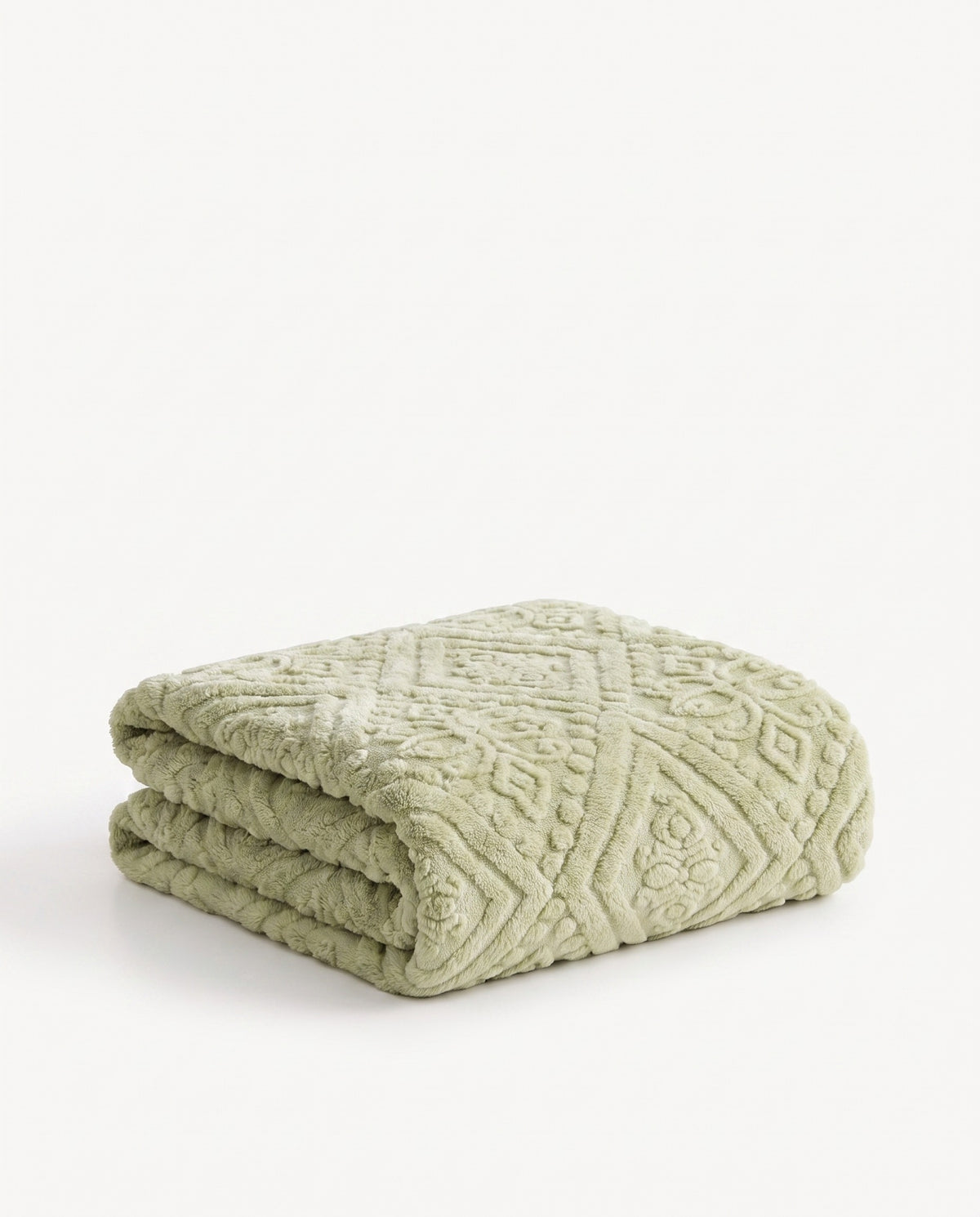 Oriental Elegance Embossed Fleece Blanket | Scratch Resistant, 70-90in