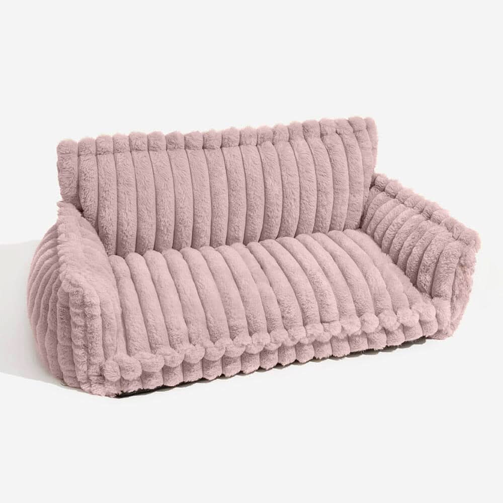 Orthopedic Dog Bed Sofa with Memory Foam, Raised Rim and Removable Cover, view 8