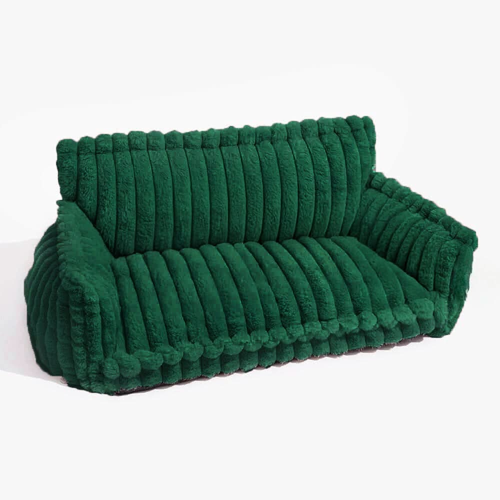 Orthopedic Dog Bed Sofa with Memory Foam, Raised Rim and Removable Cover, view 11