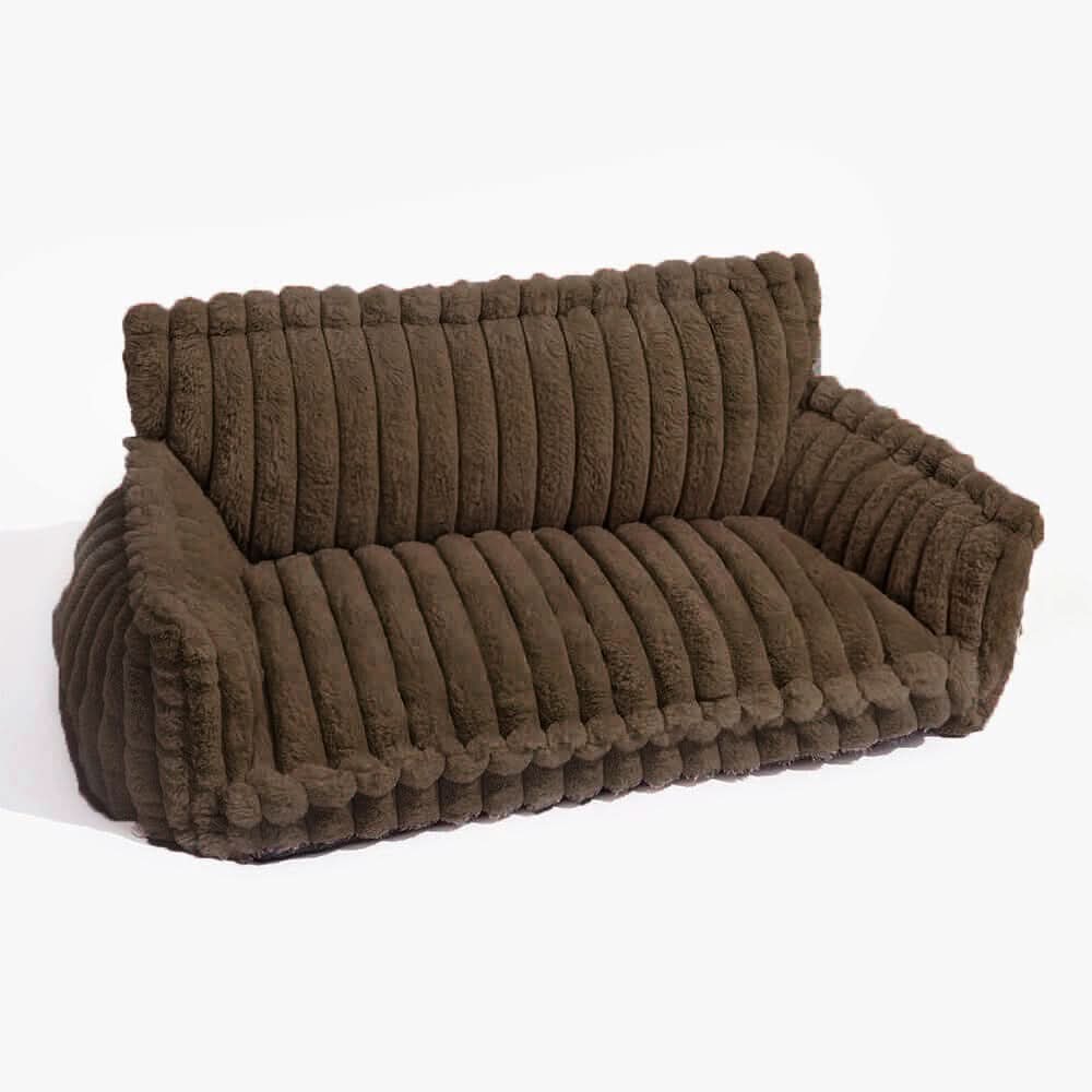 Orthopedic Dog Bed Sofa with Memory Foam, Raised Rim and Removable Cover, view 12