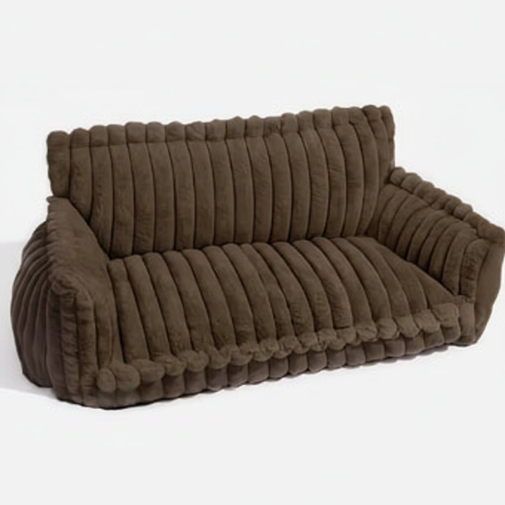 Orthopedic Dog Bed Sofa with Memory Foam, Raised Rim and Removable Cover, view 13
