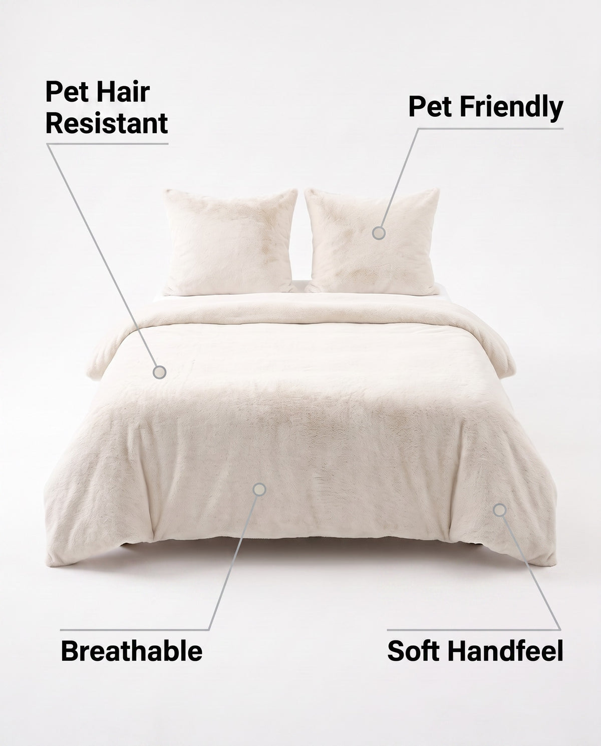 Bamboo Sheet Set & Duvet Cover | Pet Hair Resistant