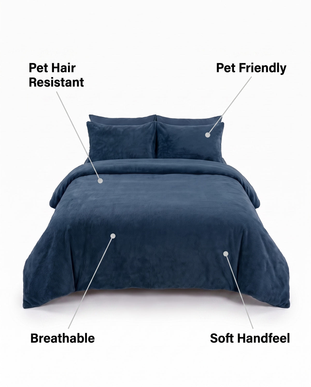 Breeze Comforter For Bedroom | Pet Hair Resistant