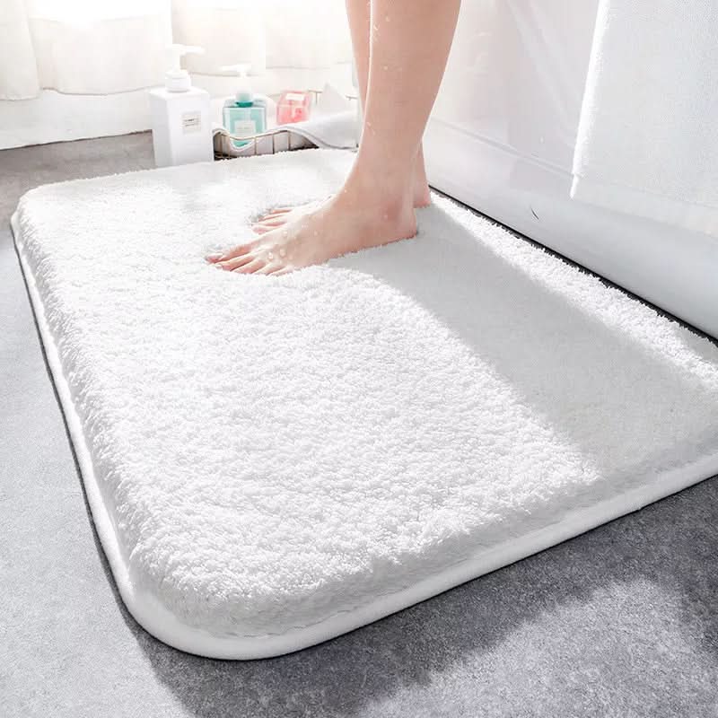 Plush Microfiber Bath Mat with Non Slip Rubber Backing, Machine Washable, view 2