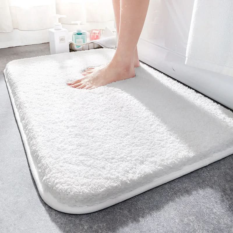 Plush Microfiber Bath Mat with Non Slip Rubber Backing, Machine Washable, view 5