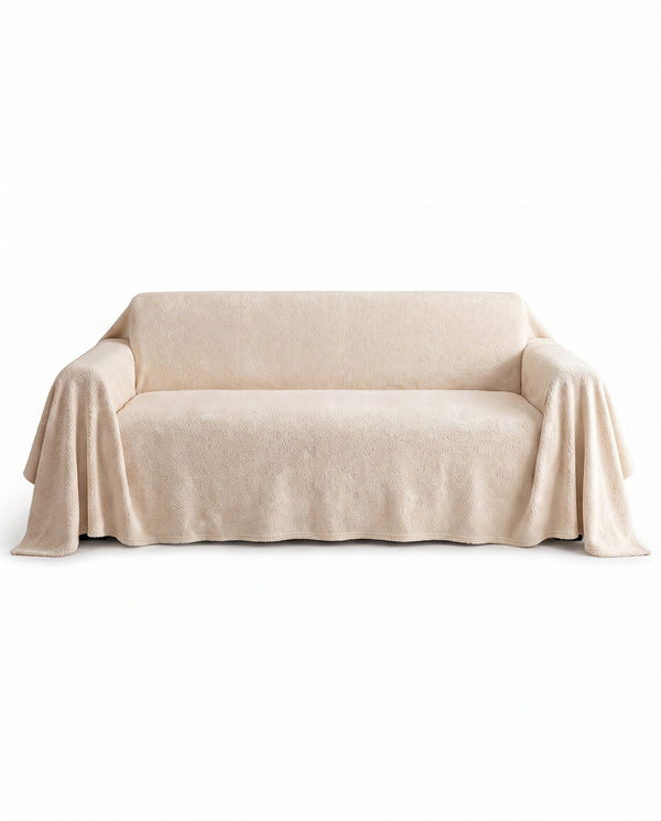 PlushFlex Full-Encasing Stretch Sofa Slipcover | Spill Resistant