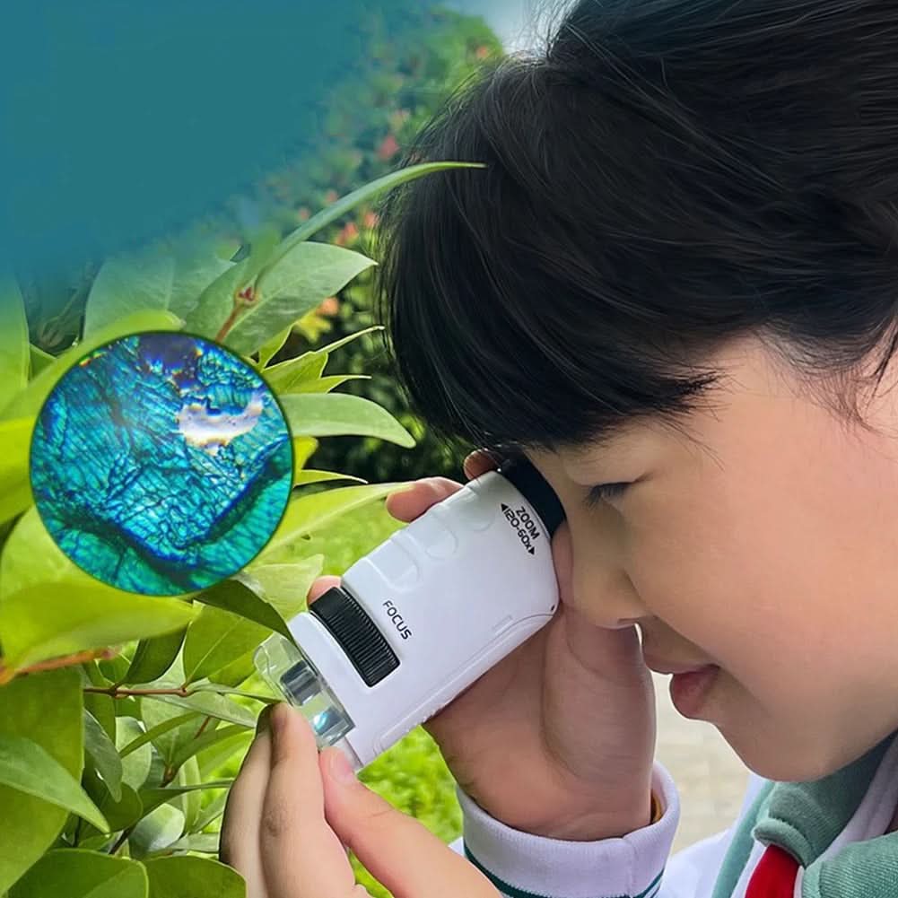 Pocket Microscope with 60x to 120x Magnification in Shatterproof ABS, view 9