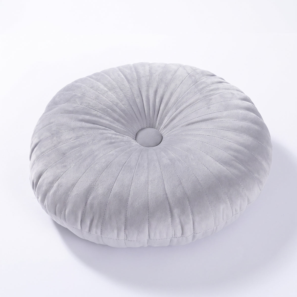 Round Accent Cushion | Tufted Center, 10 Colors
