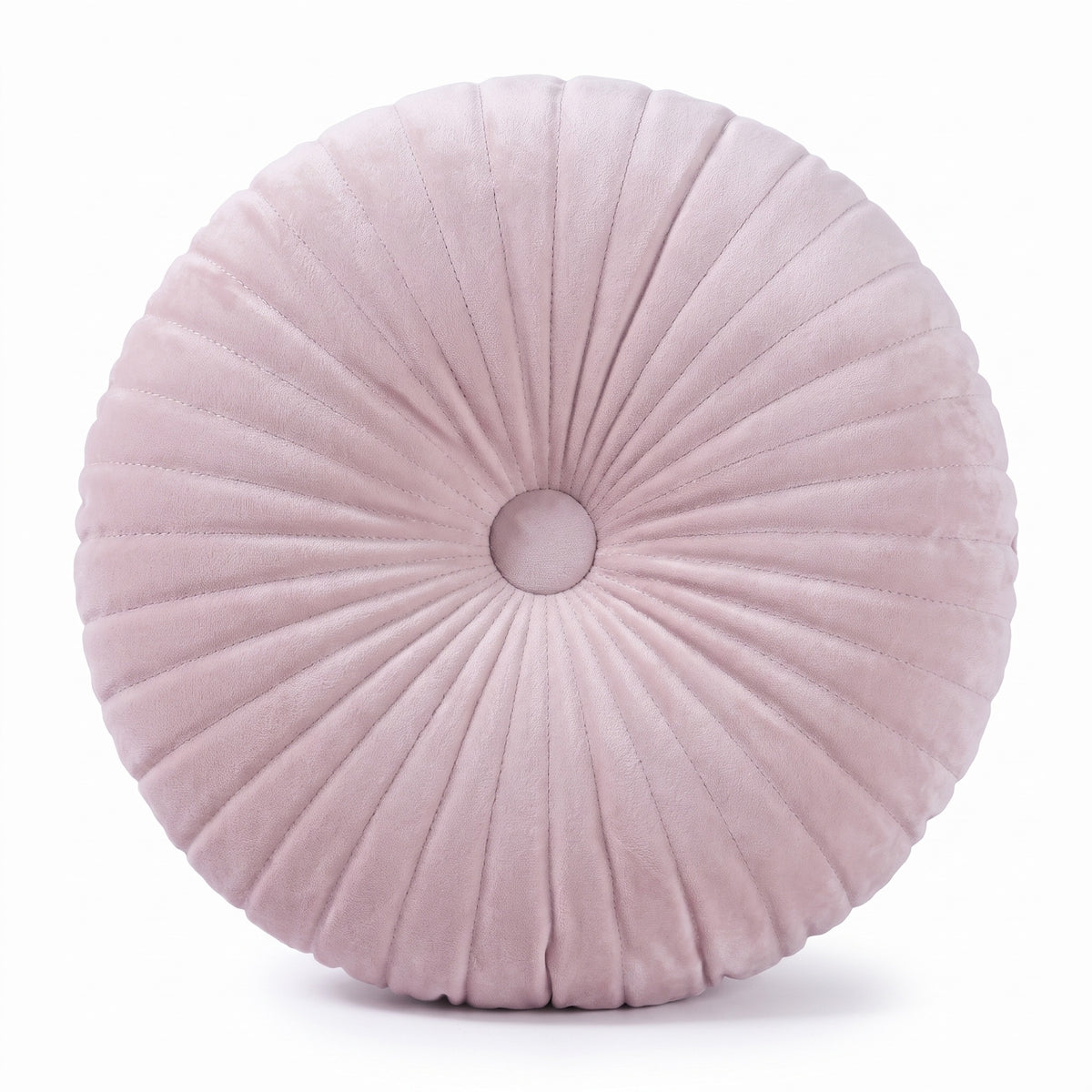 Round Accent Cushion | Tufted Center, 10 Colors
