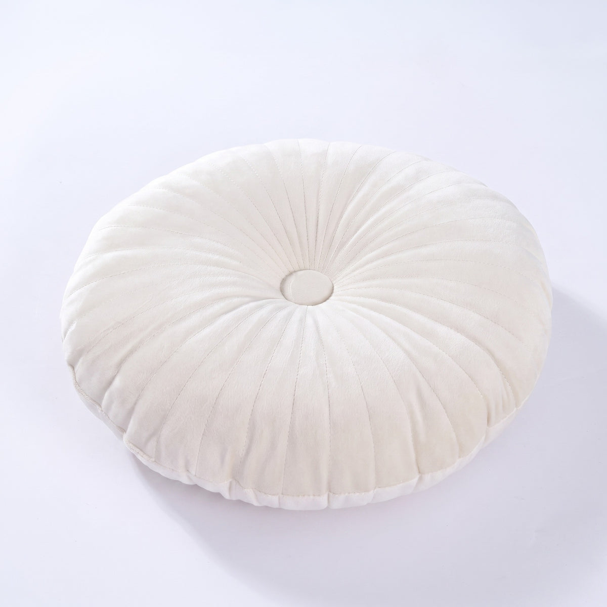 Round Accent Cushion | Tufted Center, 10 Colors
