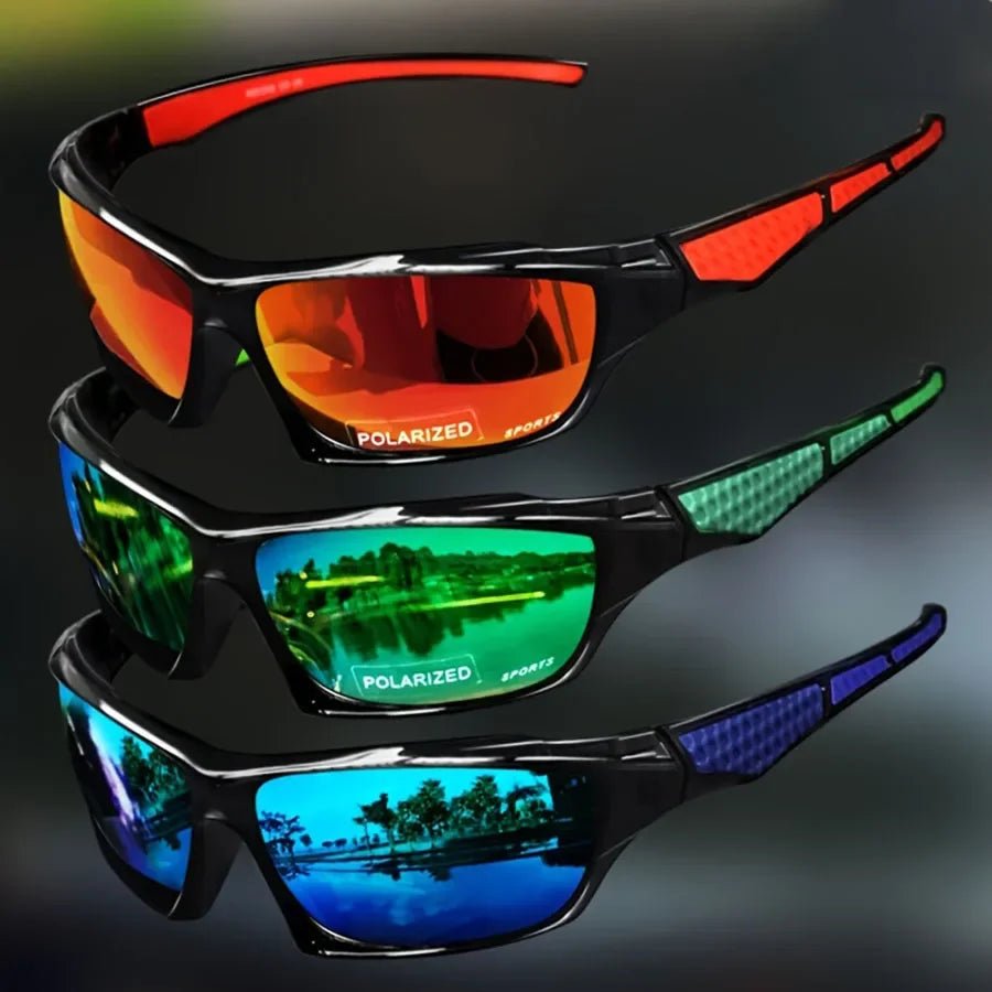 Polarized Wraparound Sports Sunglasses with UV400 Protection and Lightweight Frame, view 2