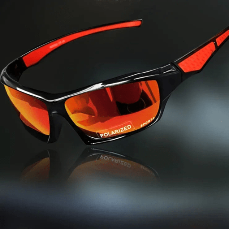 Polarized Wraparound Sports Sunglasses with UV400 Protection and Lightweight Frame, view 3
