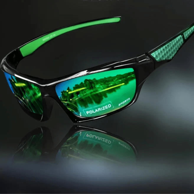 Polarized Wraparound Sports Sunglasses with UV400 Protection and Lightweight Frame, view 6