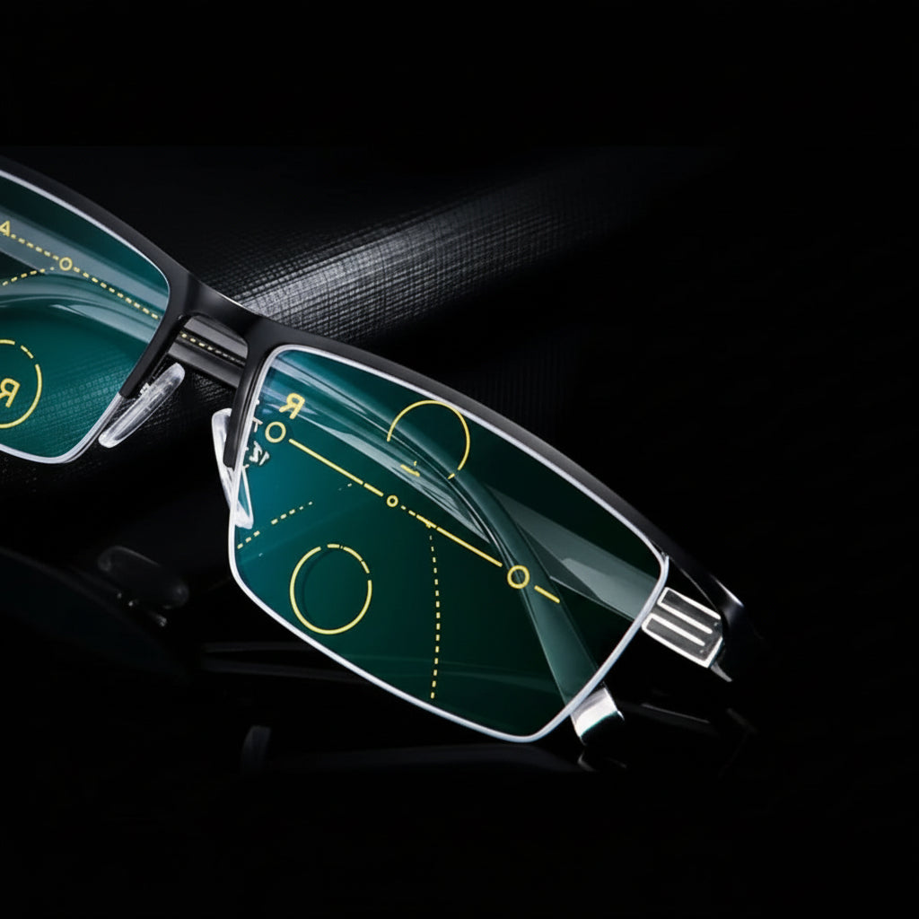 Progressive Reading Glasses with Multifocal Lenses in Seven Strengths from +1.00 to +4.00, view 4