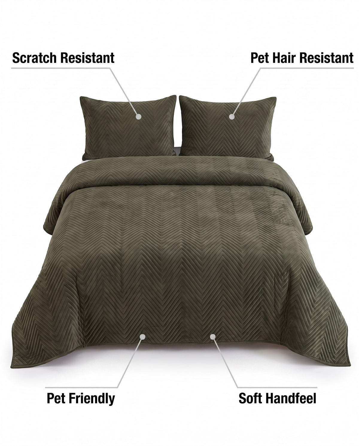 Quilt Set For Bedroom | Scratch Resistant