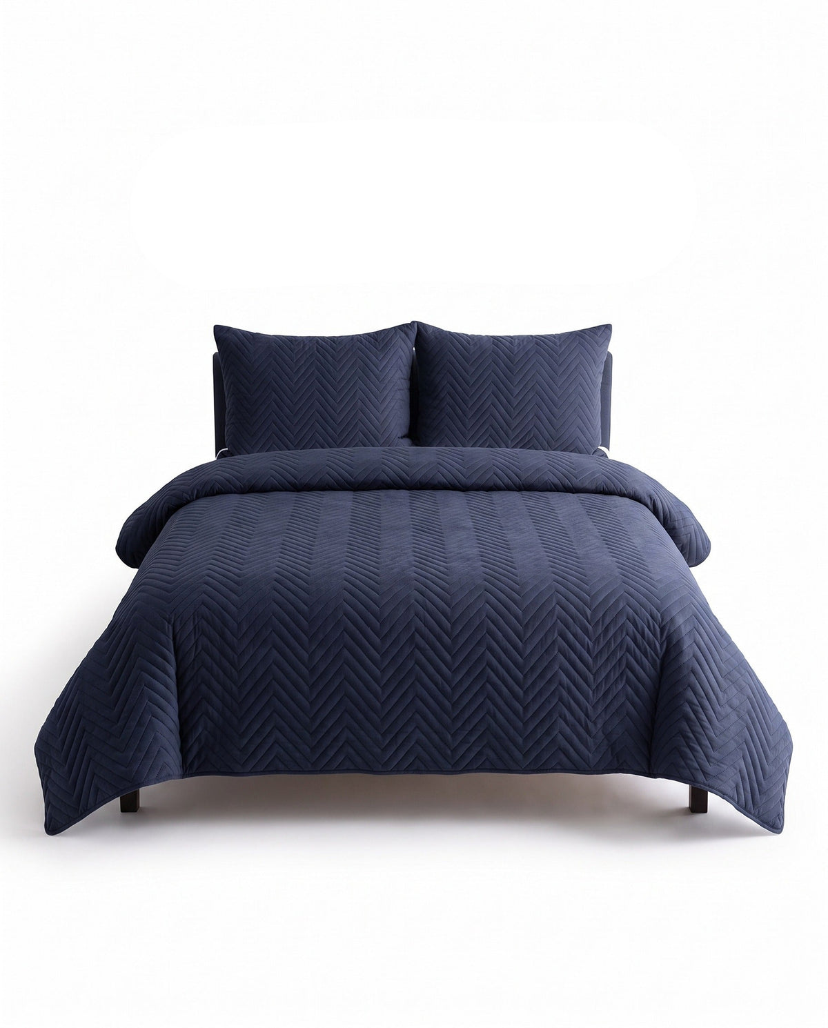 Quilted Throw Pillow Cover Set | Soft Handfeel, 18-23in