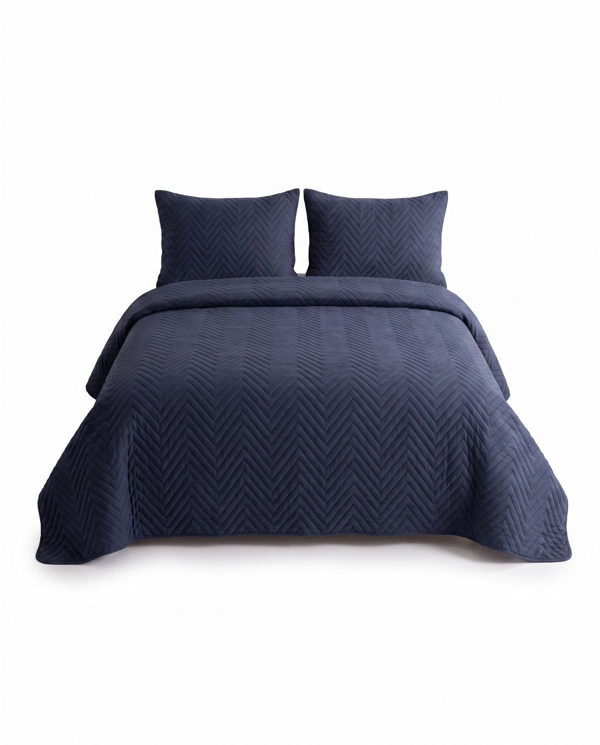 Quilted Throw Pillow Cover Set | Soft Handfeel, 18-23in