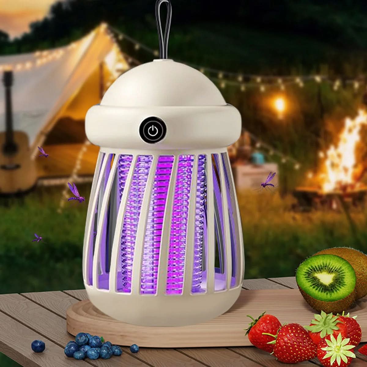 Rechargeable UV Bug Zapper with 395 nm Light and 3000 V Grid, view 2