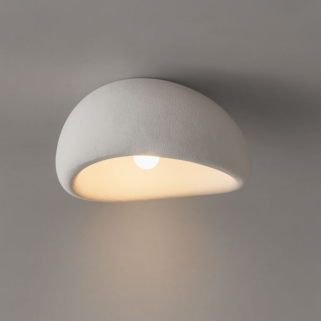Resin Ceiling Light with 11.8 Inch Diameter and E27 Socket, view 7