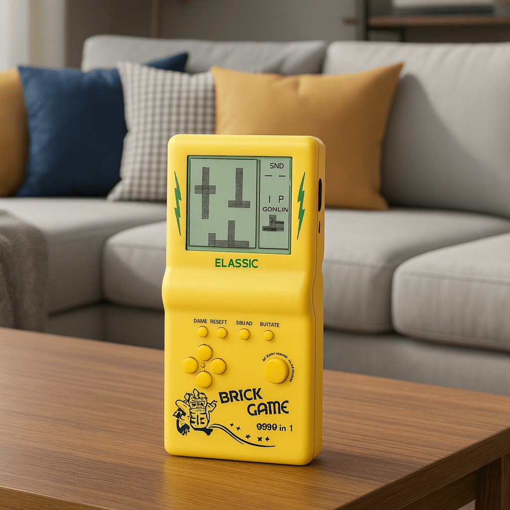 Retro Handheld Game Console with Block Puzzle Games for On the Go, view 1