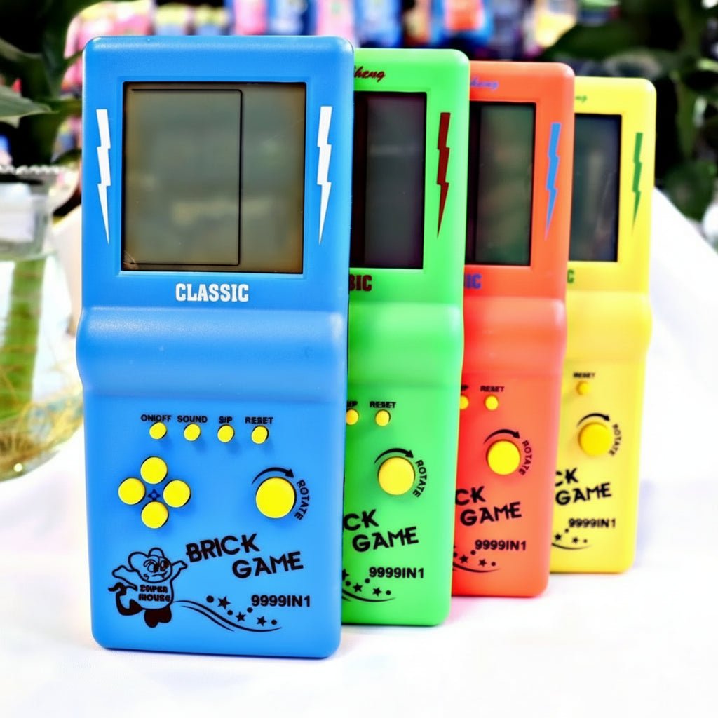 Retro Handheld Game Console with Block Puzzle Games for On the Go, view 3
