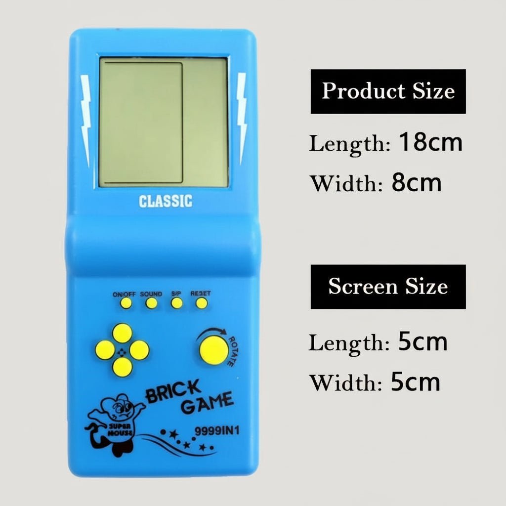 Retro Handheld Game Console with Block Puzzle Games for On the Go, view 5
