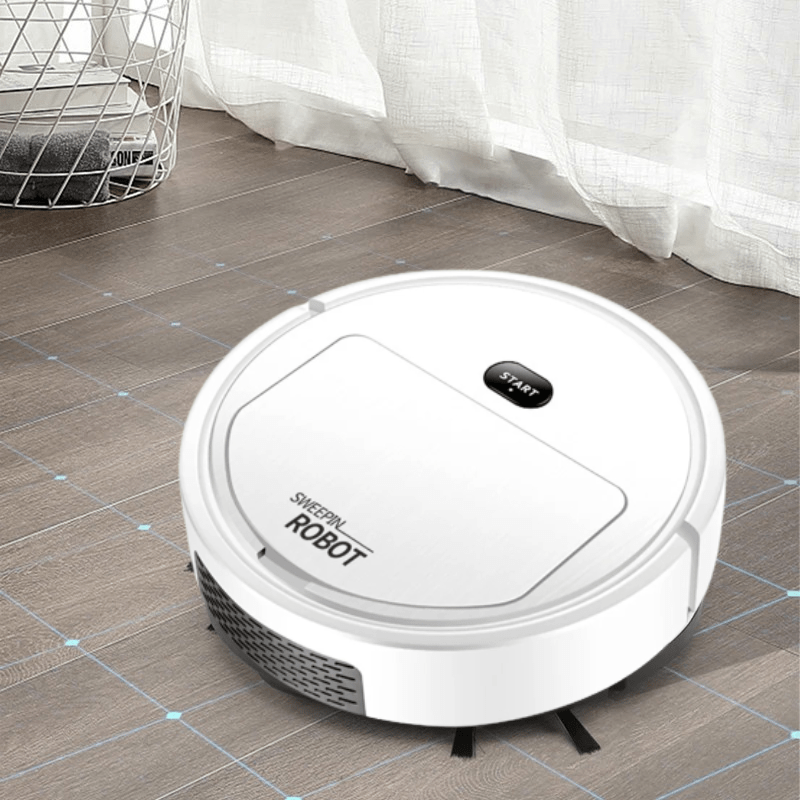 Robot Vacuum Cleaner with Obstacle Detection and Quiet Operation for Hard Floors, view 1