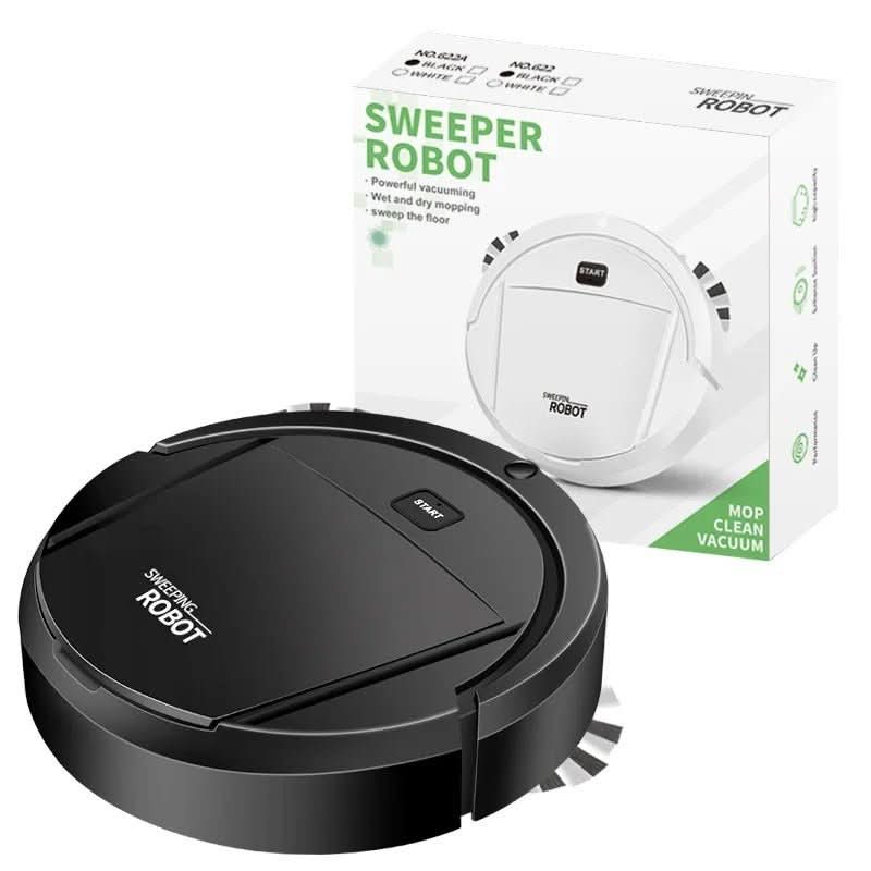 Robot Vacuum Cleaner with Obstacle Detection and Quiet Operation for Hard Floors, view 3