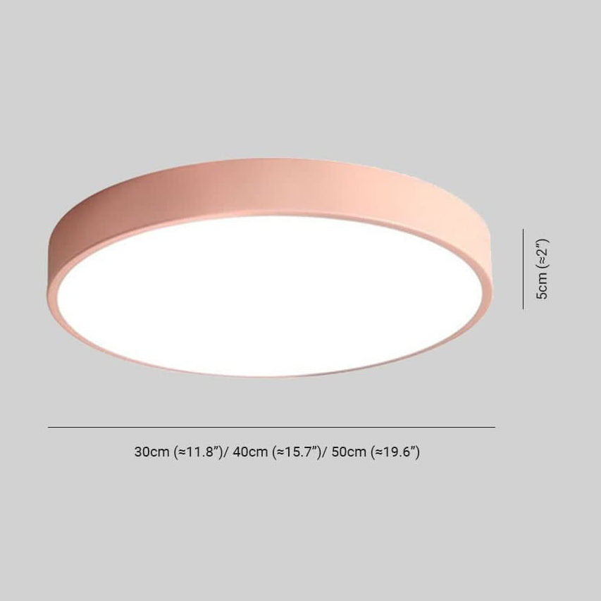 Round LED Ceiling Light with Integrated LED in Three Sizes, 11.8 to 19.7 Inch, view 6