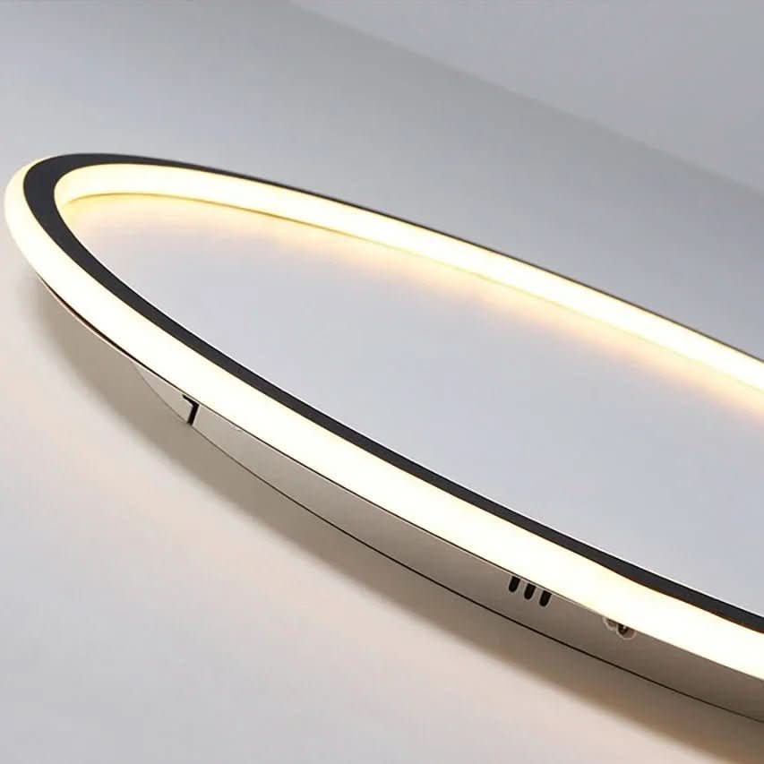 Round Metal LED Ceiling Light with Dimmable, Glare Free Light, view 5