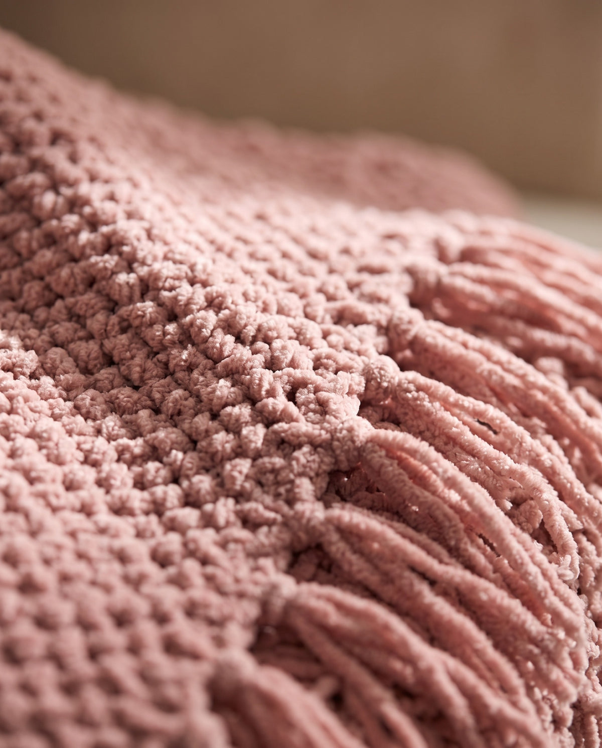 Knit Throw Blanket | Soft Warm Handfeel, 51-86in
