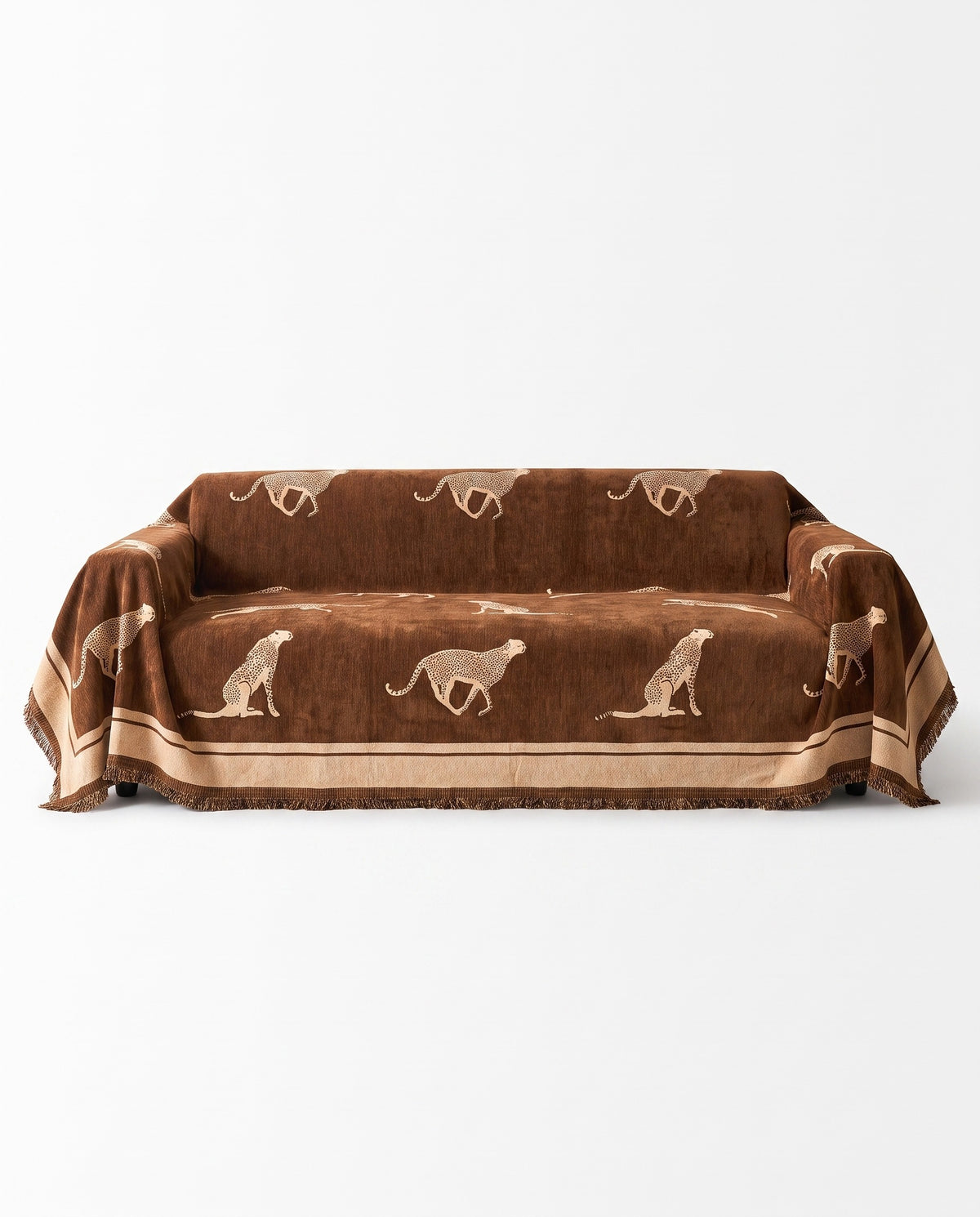 Safari Elegance Anti-Pilling Sofa Cover | Spill Resistant, 71-165in