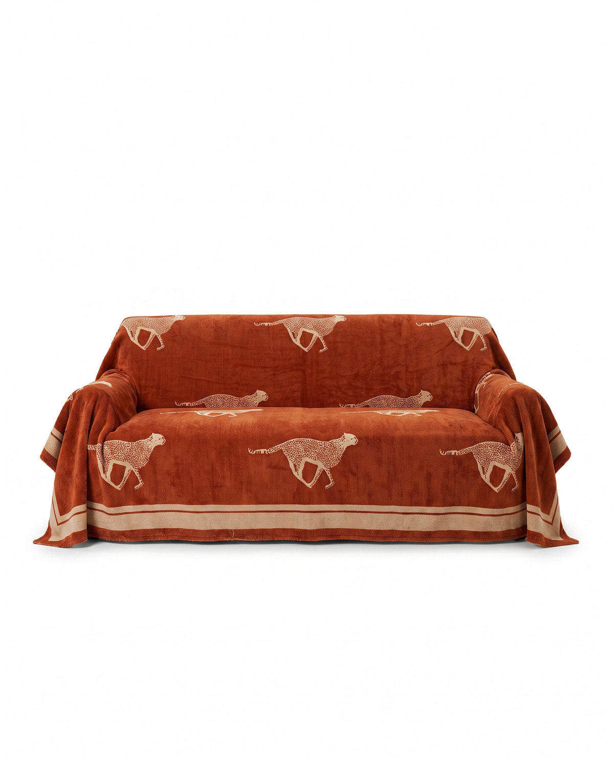 Safari Elegance Anti-Pilling Sofa Cover | Spill Resistant, 71-165in