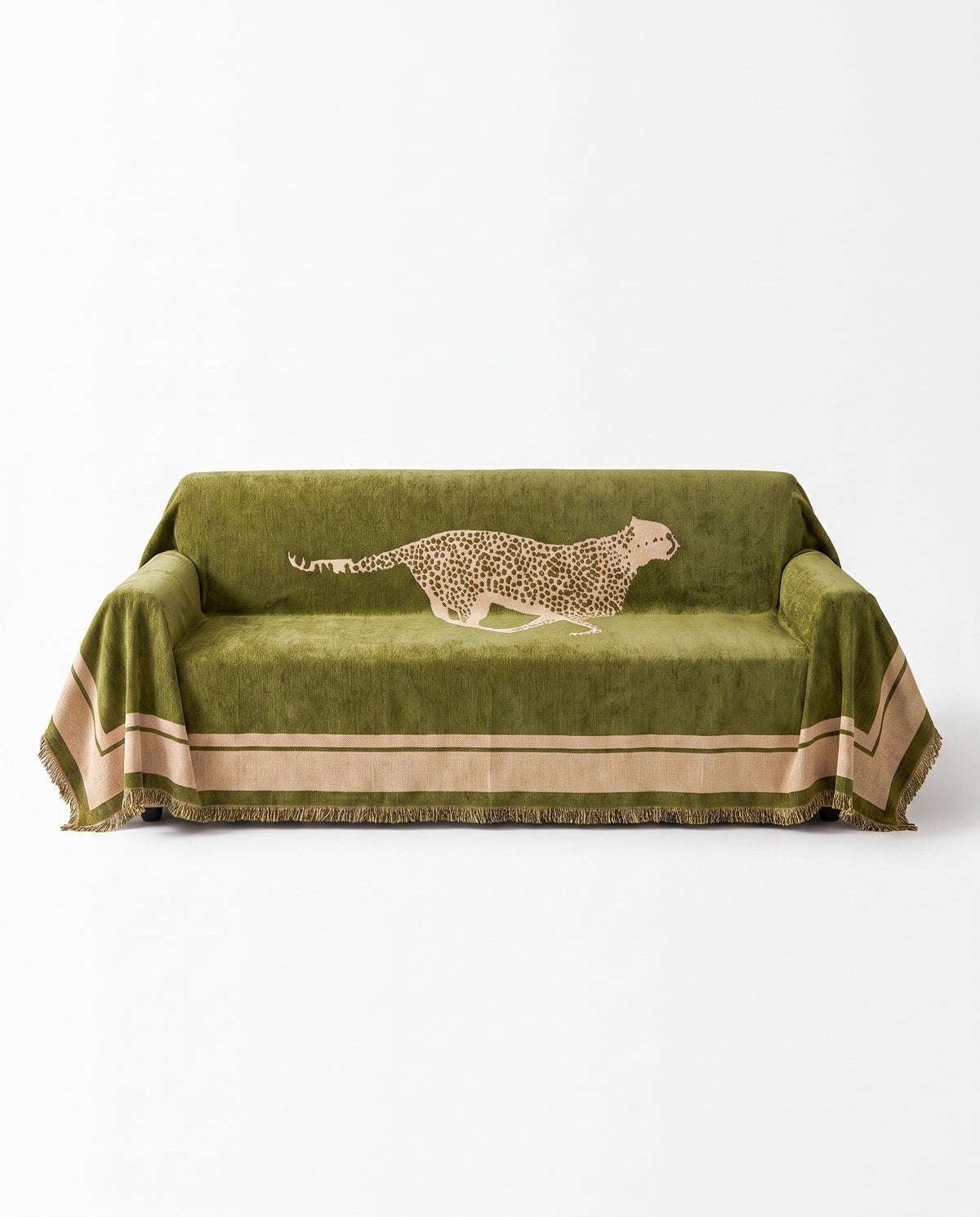 Safari Elegance Anti-Pilling Sofa Cover | Spill Resistant, 71-165in