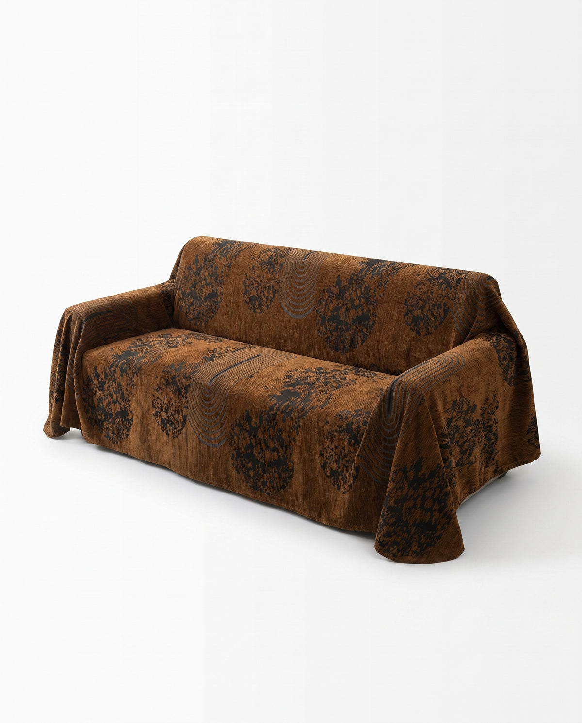 Scratch-Resistant Anti-Pilling Boho Elegant Sofa Cover | Pet Friendly, 71-165in