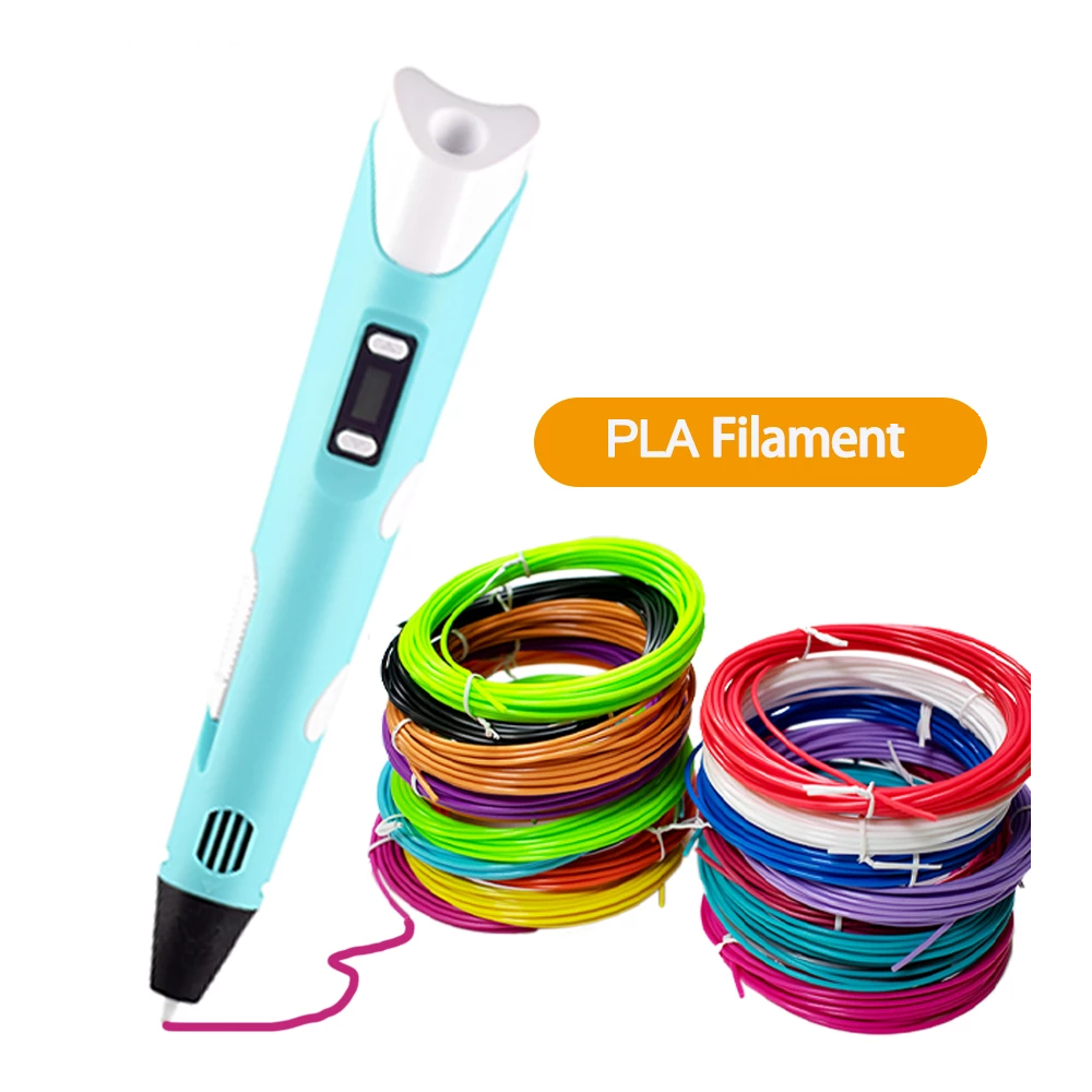 3D Printing Pen for Kids and Adults - 3D Drawing Pen with PLA Filament, USB Powered, Speed and Temperature Control (3)