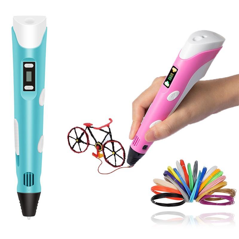 3D Printing Pen for Kids and Adults - 3D Drawing Pen with PLA Filament, USB Powered, Speed and Temperature Control (4)