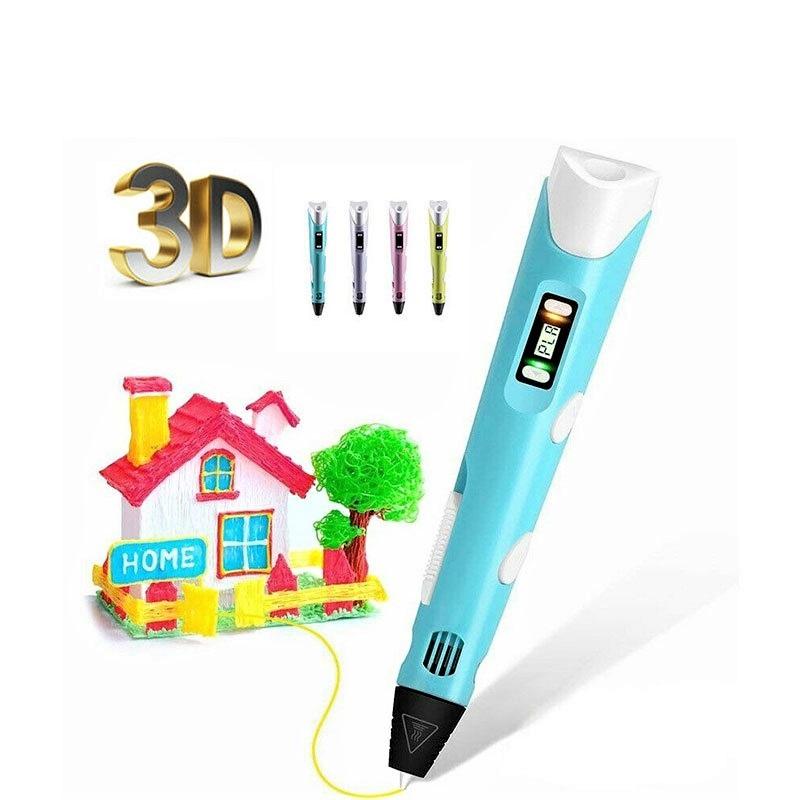 3D Printing Pen for Kids and Adults - 3D Drawing Pen with PLA Filament, USB Powered, Speed and Temperature Control (6)