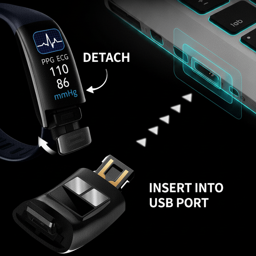 Smartwatch with ECG, Blood Pressure and Sleep Tracking, IP67 Water Resistant, view 13
