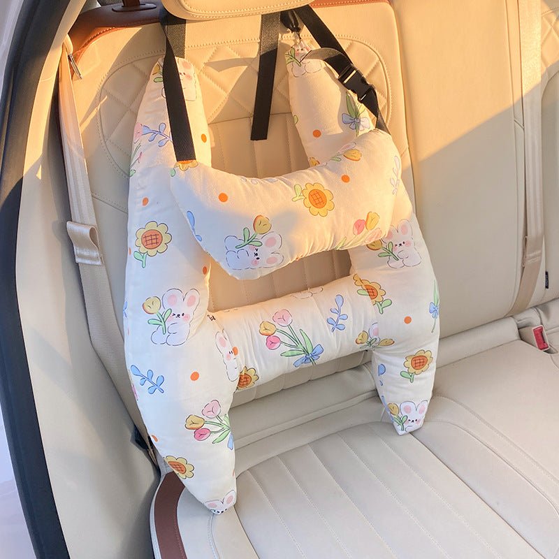 Soft Kids Neck Pillow for Car Travel in Five Animal Designs, 19.7 x 26.4 in, view 7