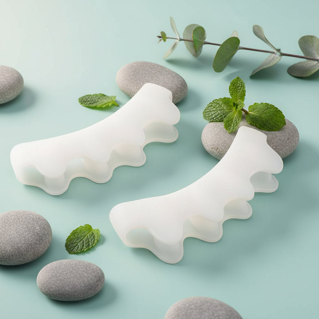 Soft Silicone Toe Separators, Washable and Reusable, in Seven Colors, view 6
